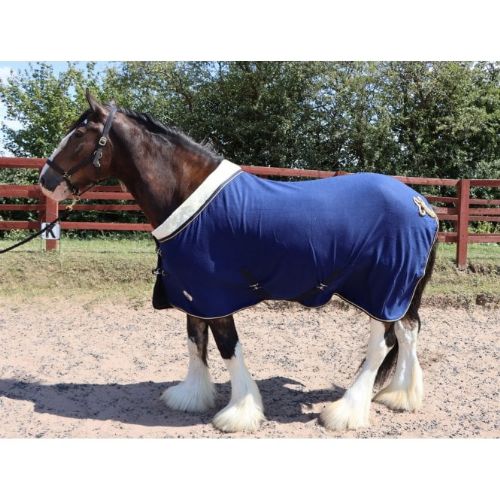 Ruggles Heavy Horse Show Rug - Burgundy & Navy